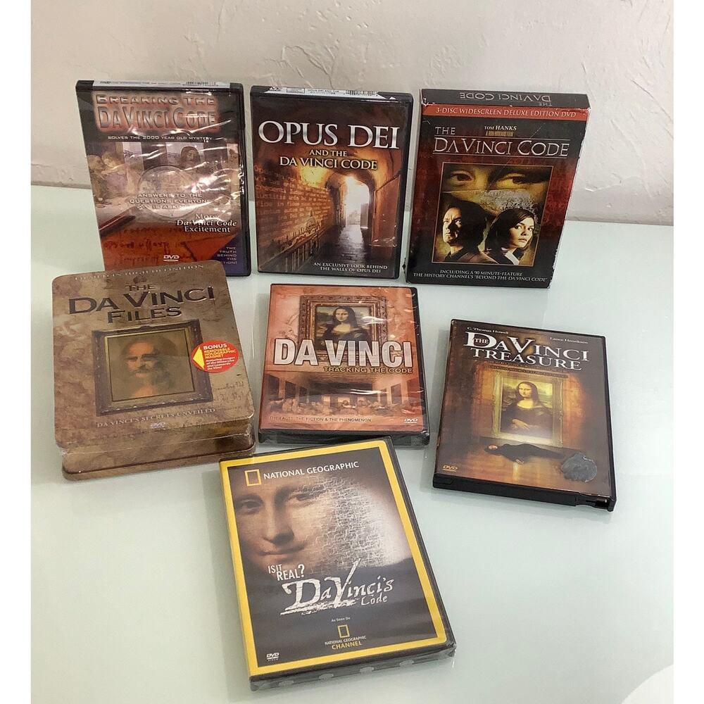 The Da Vinci Code bundle DVD total of 12 DVD EUC